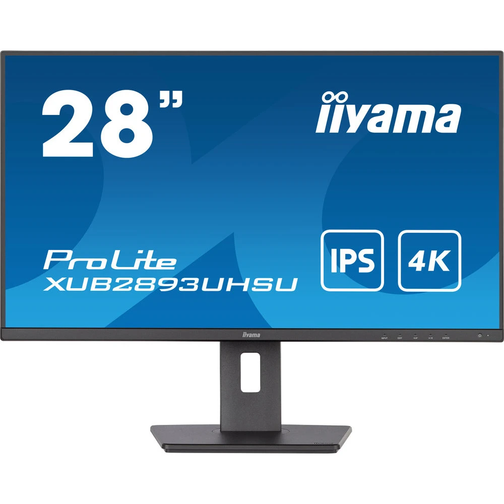 Монитор IIYAMA ProLite XUB2893UHSU-B5 28 ", IPS, 4K UHD 3840x2160 (16:9), 60 Гц