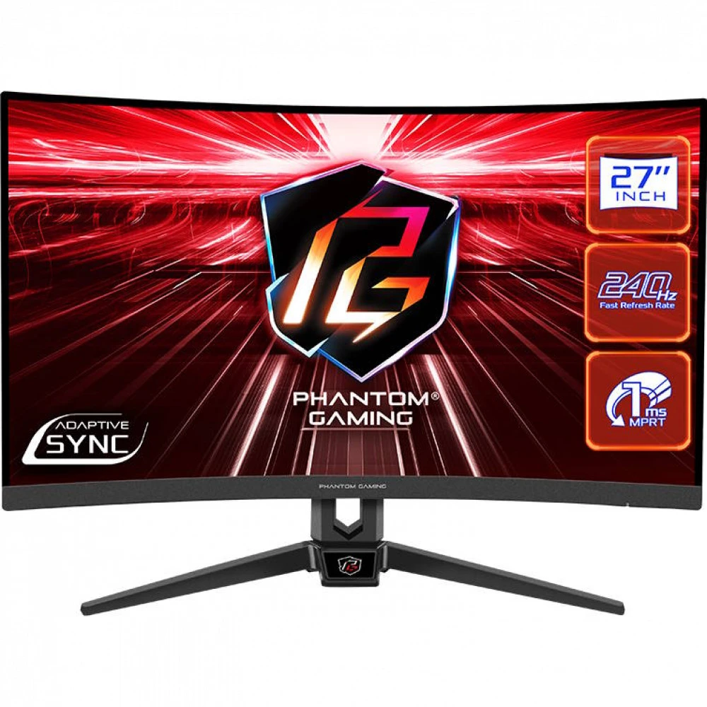 Монитор ASRock Phantom Gaming 27" PG27F15RS1A 27 ", VA, Full HD 1920x1080 (16:9), 240 Гц