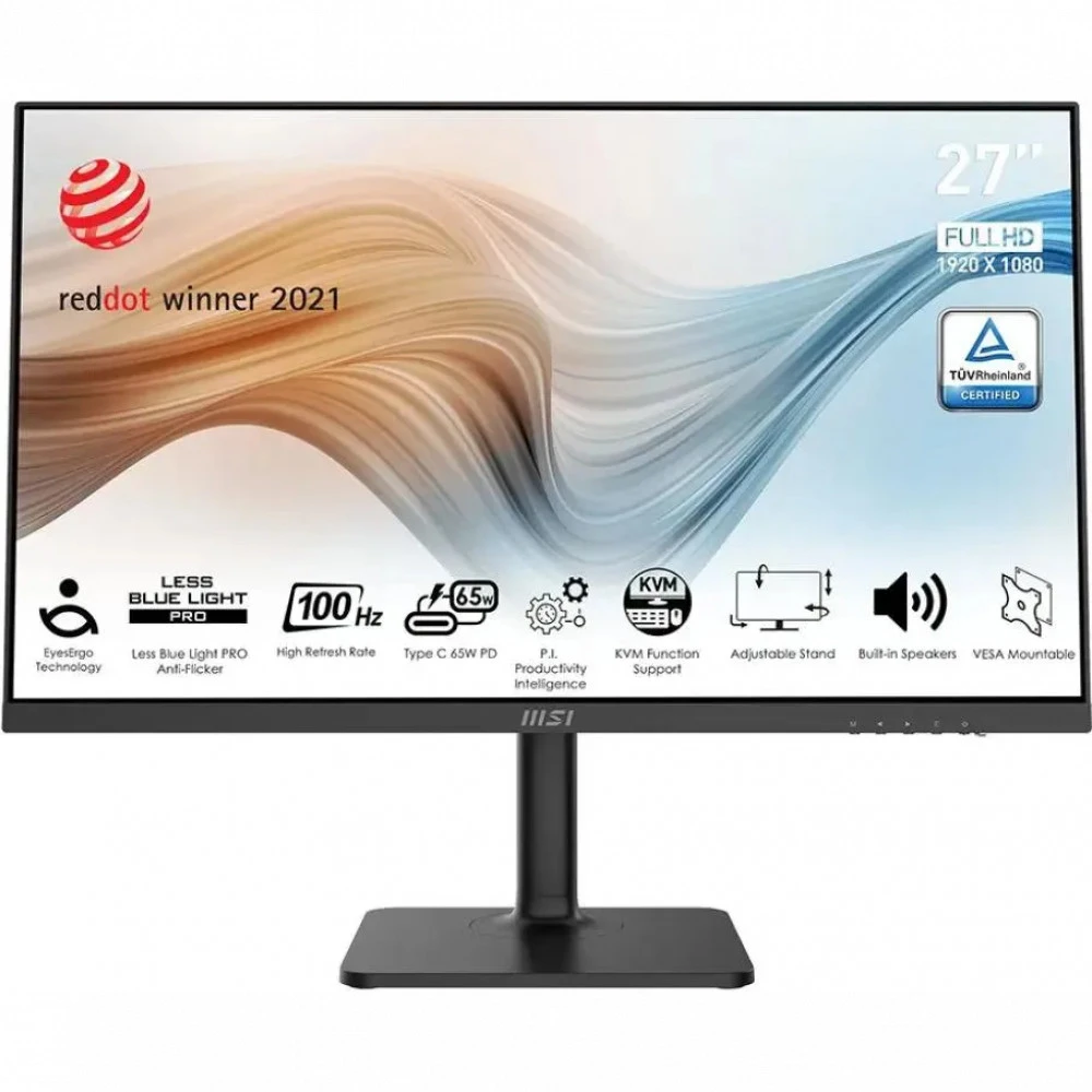 Монитор MSI Modern MD272XP 9S6-3PB19H-232 27 ", IPS, Full HD 1920x1080 (16:9), 100 Гц