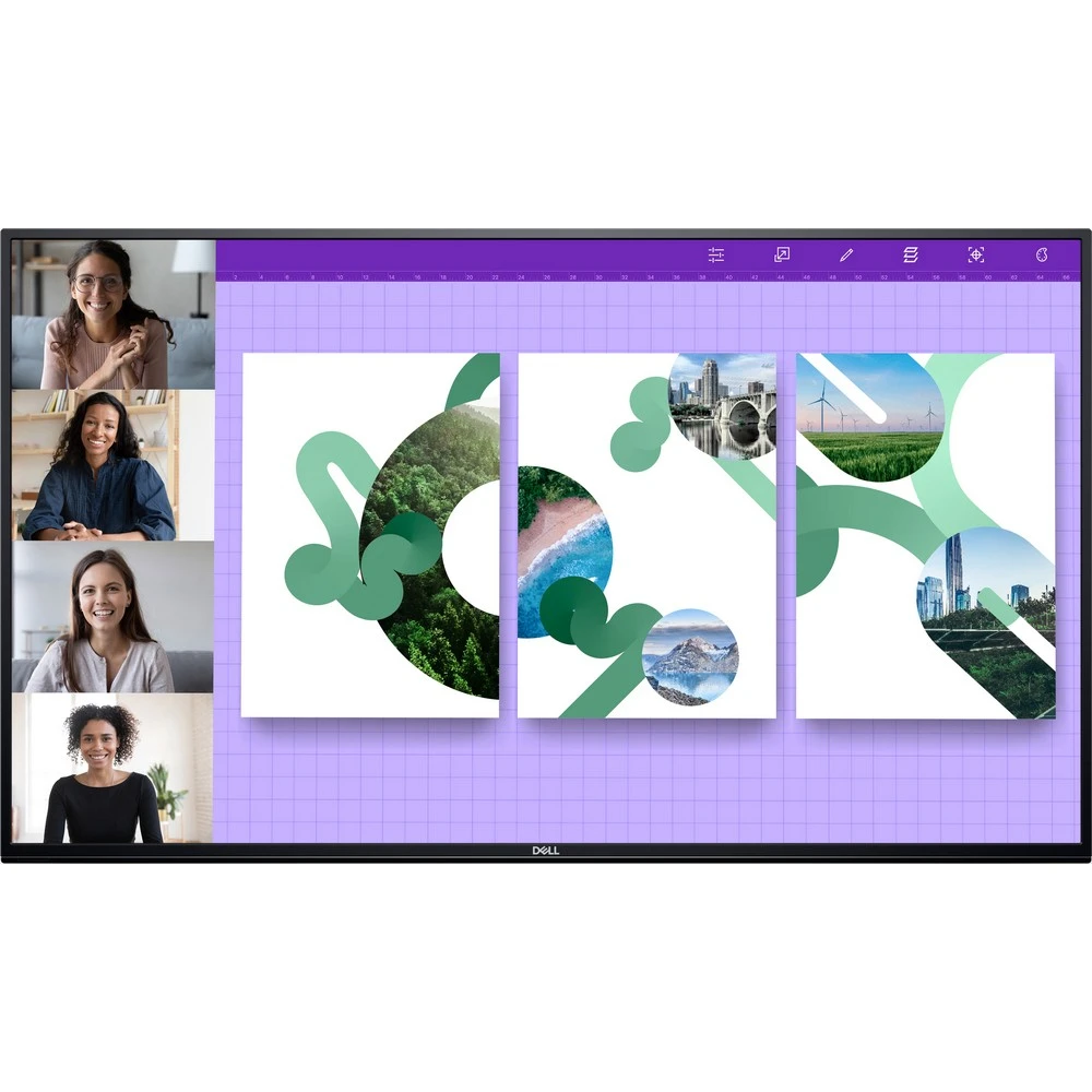 Монитор Dell 4K Conference Room P5524Q 210-BJKC 54.6 ", VA, 4K UHD 3840x2160 (16:9), 60 Гц