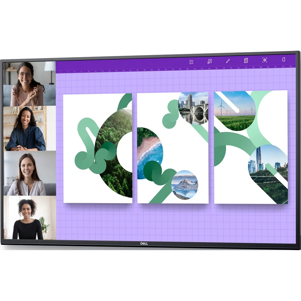 Монитор Dell 4K Conference Room P5524Q 210-BJKC 54.6 ", VA, 4K UHD 3840x2160 (16:9), 60 Гц