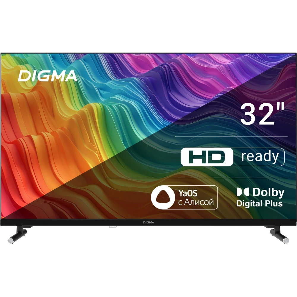 Телевизор Digma LED32SBB32 DM-LED32SBB32 32 ", Smart TV, Черный