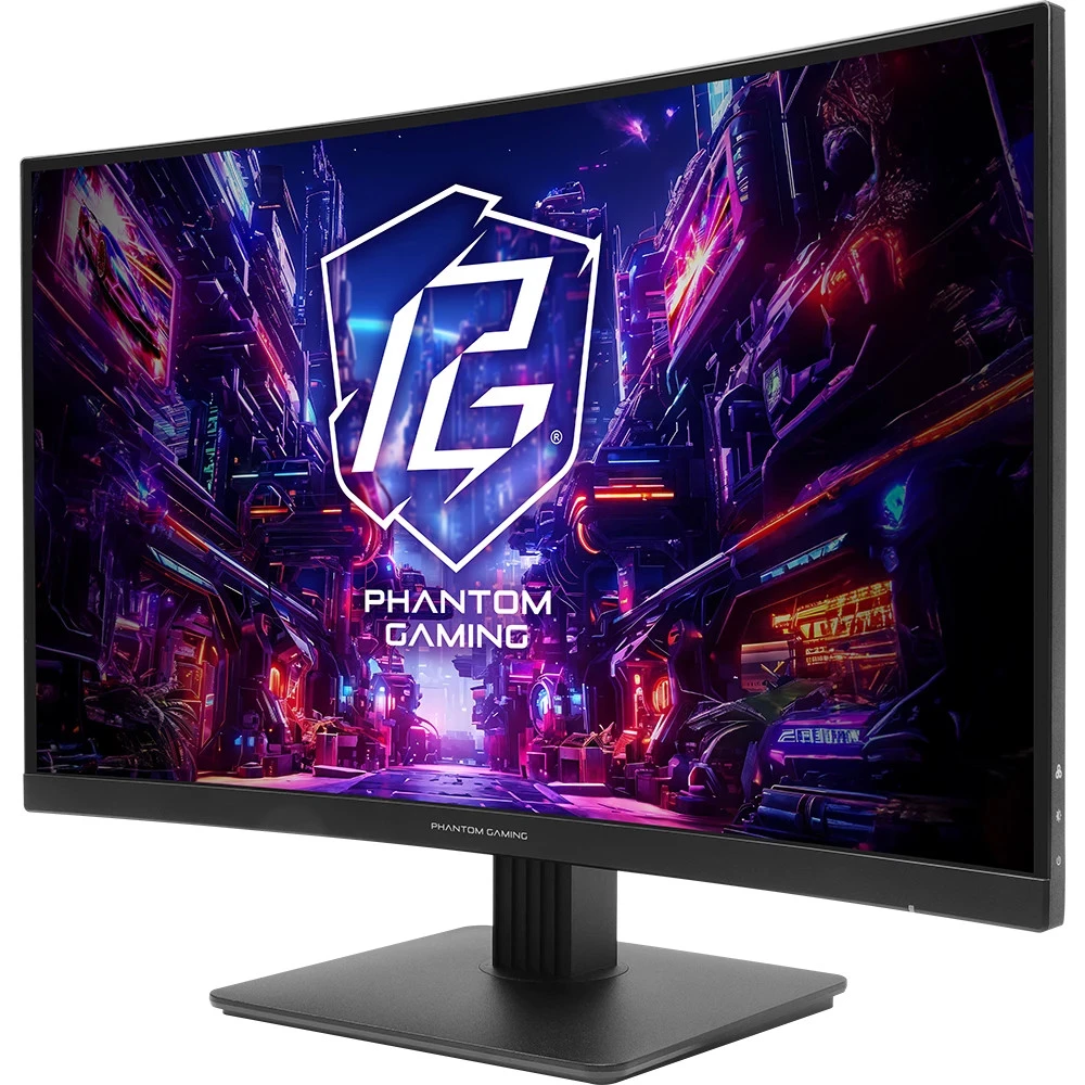 Монитор ASRock Phantom Gaming PG27QRT1B 27 ", VA, Quad HD 2560x1440 (16:9), 180 Гц