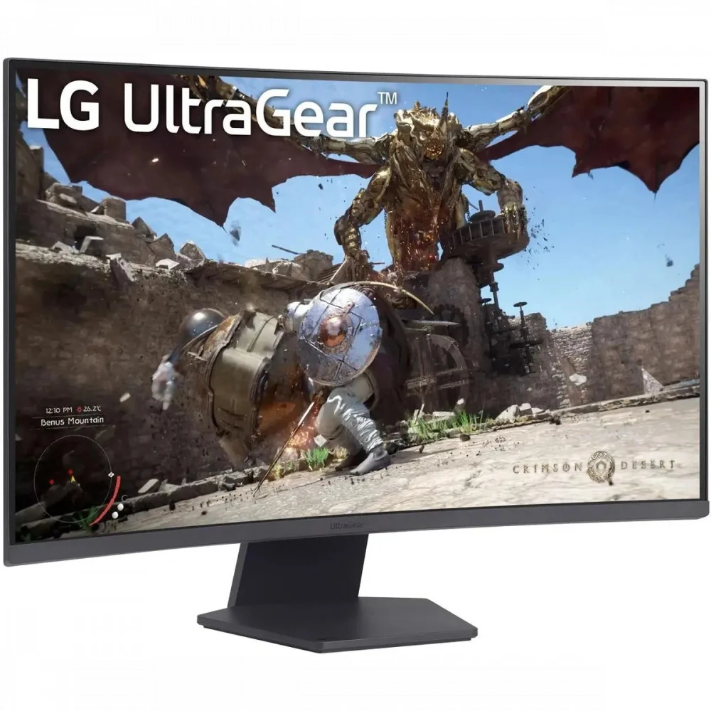 Монитор LG UltraGear 32GS60QC-B 32GS60QC-B.ARUZ 31.5 ", VA, Quad HD 2560x1440 (16:9), 180 Гц
