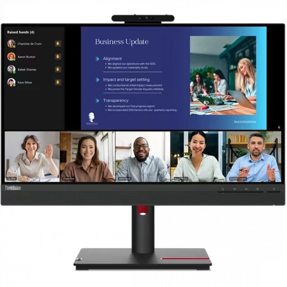 Монитор Lenovo ThinkVision T24v-30 63D8MAT3EU 23.8 ", IPS, Full HD 1920x1080 (16:9), 75 Гц