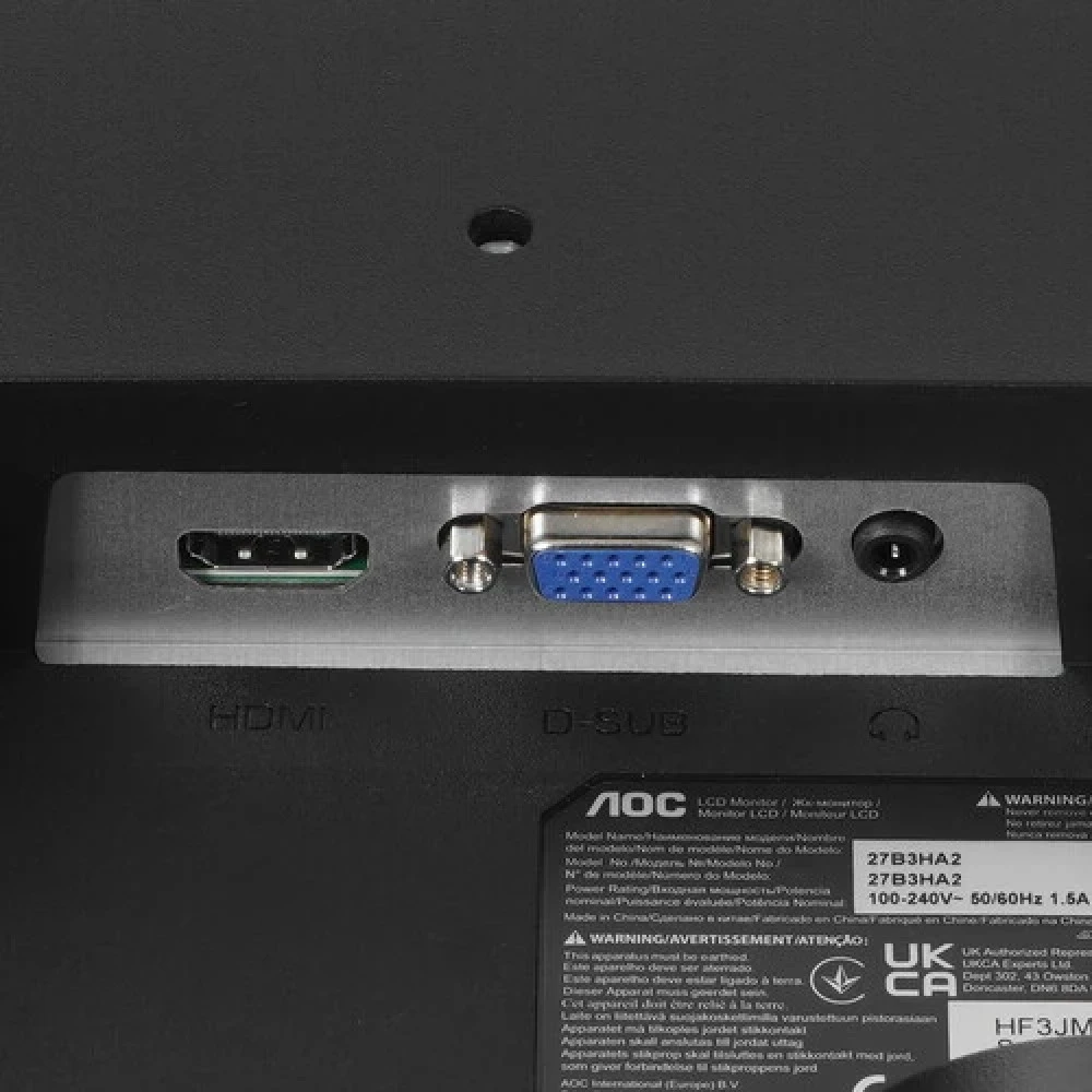 Монитор AOC 27B3HA2 Черный 27 ", IPS, Full HD 1920x1080 (16:9), 100 Гц
