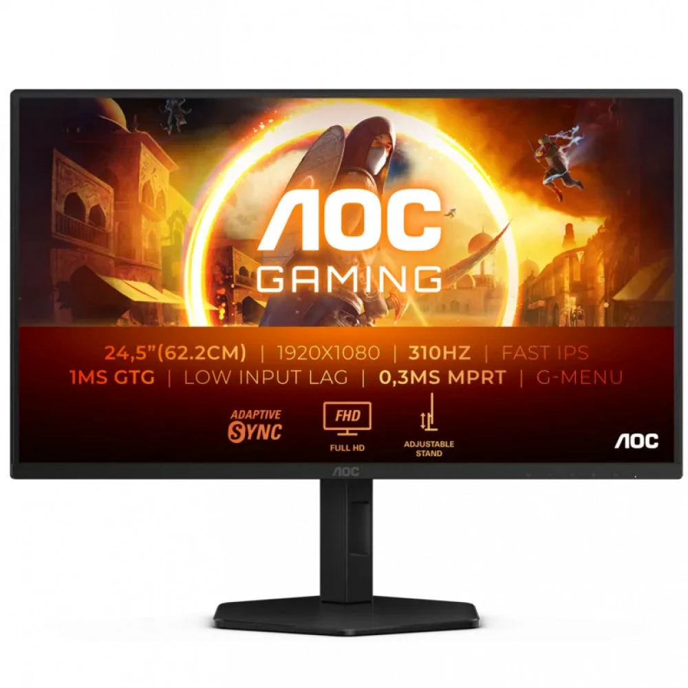 Монитор AOC 25G4SXU/01 24.5 ", IPS, Full HD 1920x1080 (16:9), 310 Гц