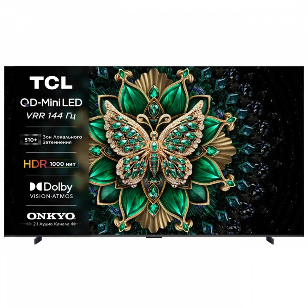 Телевизор TCL 98C6K 98 ", Smart TV, Черный