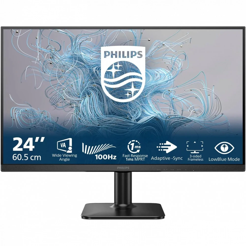 Монитор Philips 24E2N1100LB/01 24E2N1100LB/01/00 23.8 ", VA, Full HD 1920x1080 (16:9), 100 Гц