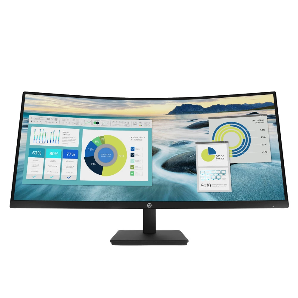Монитор HP P34hc G4 21Y56AS 34 ", VA, Ultra-Wide QHD 3440x1440 (21:9), 60 Гц