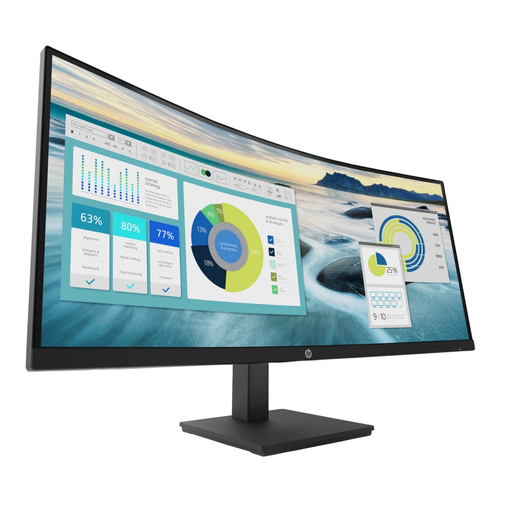 Монитор HP P34hc G4 21Y56AS 34 ", VA, Ultra-Wide QHD 3440x1440 (21:9), 60 Гц