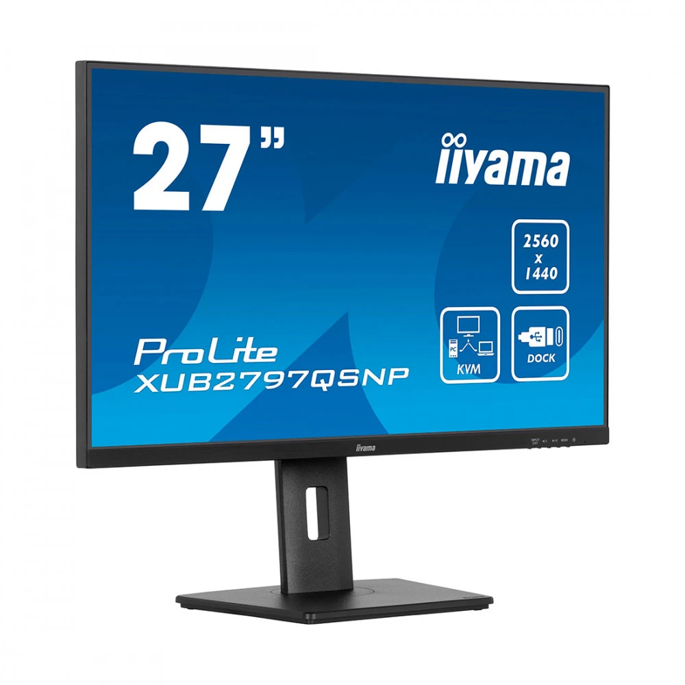 Монитор IIYAMA ProLite XUB2797QSNP-B1 27 ", IPS, Quad HD 2560x1440 (16:9), 100 Гц
