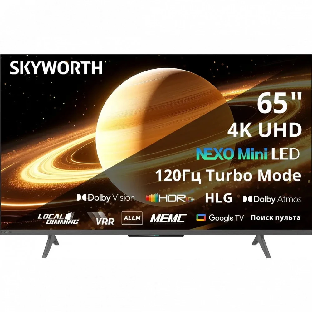 Телевизор Skyworth 65X66H 65 ", Smart TV, Черный
