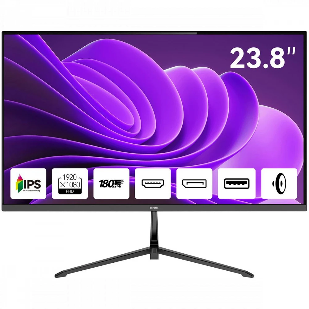 Монитор Aiwa MD2410 23.8 ", IPS, Full HD 1920x1080 (16:9), 180 Гц