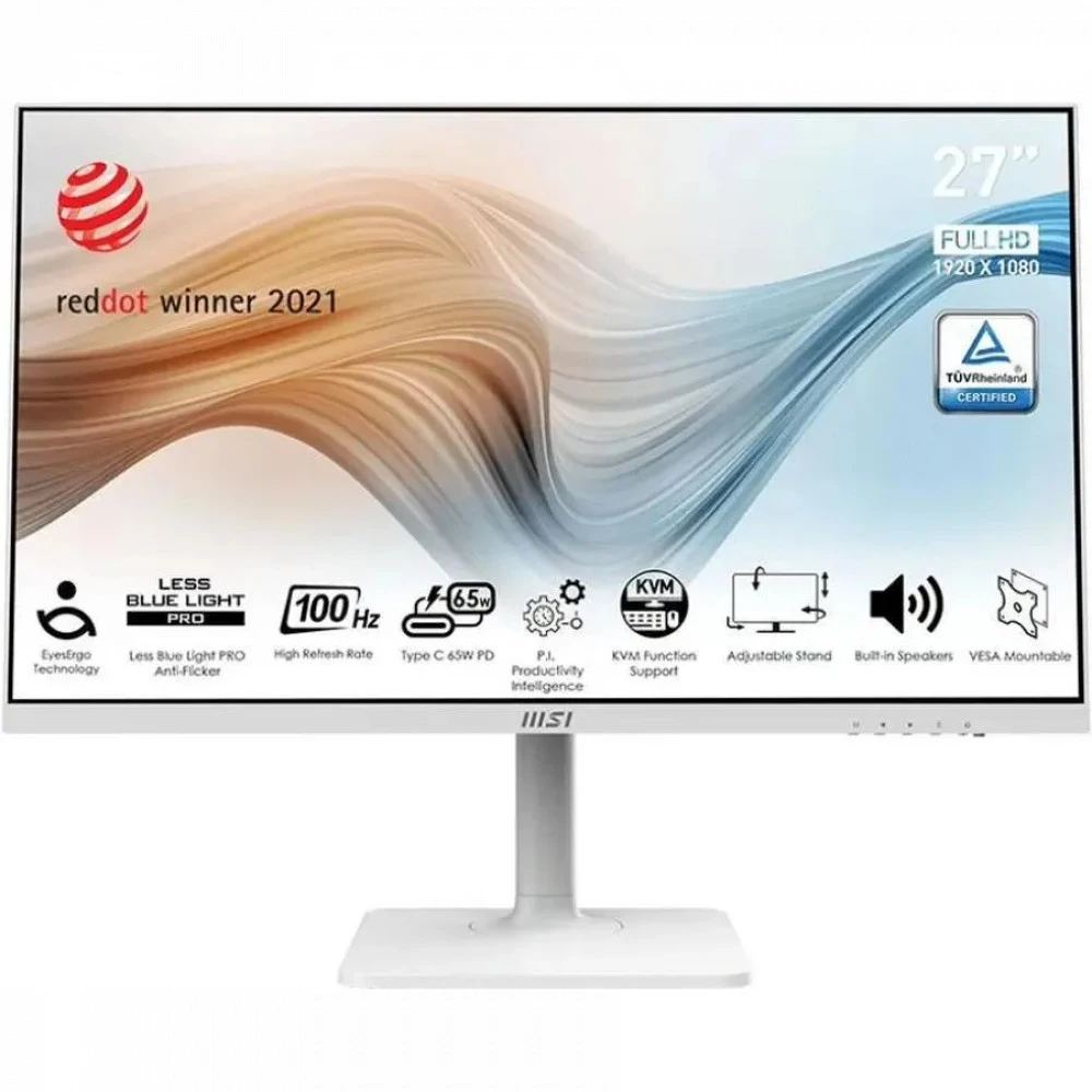 Монитор MSI MD272XPW White 9S6-3PB19H-298|| 27 ", IPS, Full HD 1920x1080 (16:9), 100 Гц