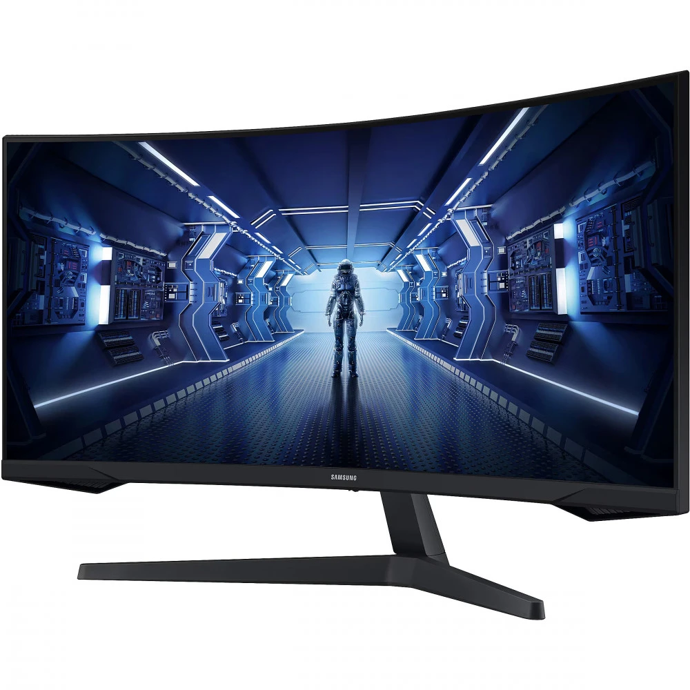 Монитор Samsung LC34G55TWWPXEN 34 ", VA, Ultra-Wide QHD 3440x1440 (21:9), 165 Гц