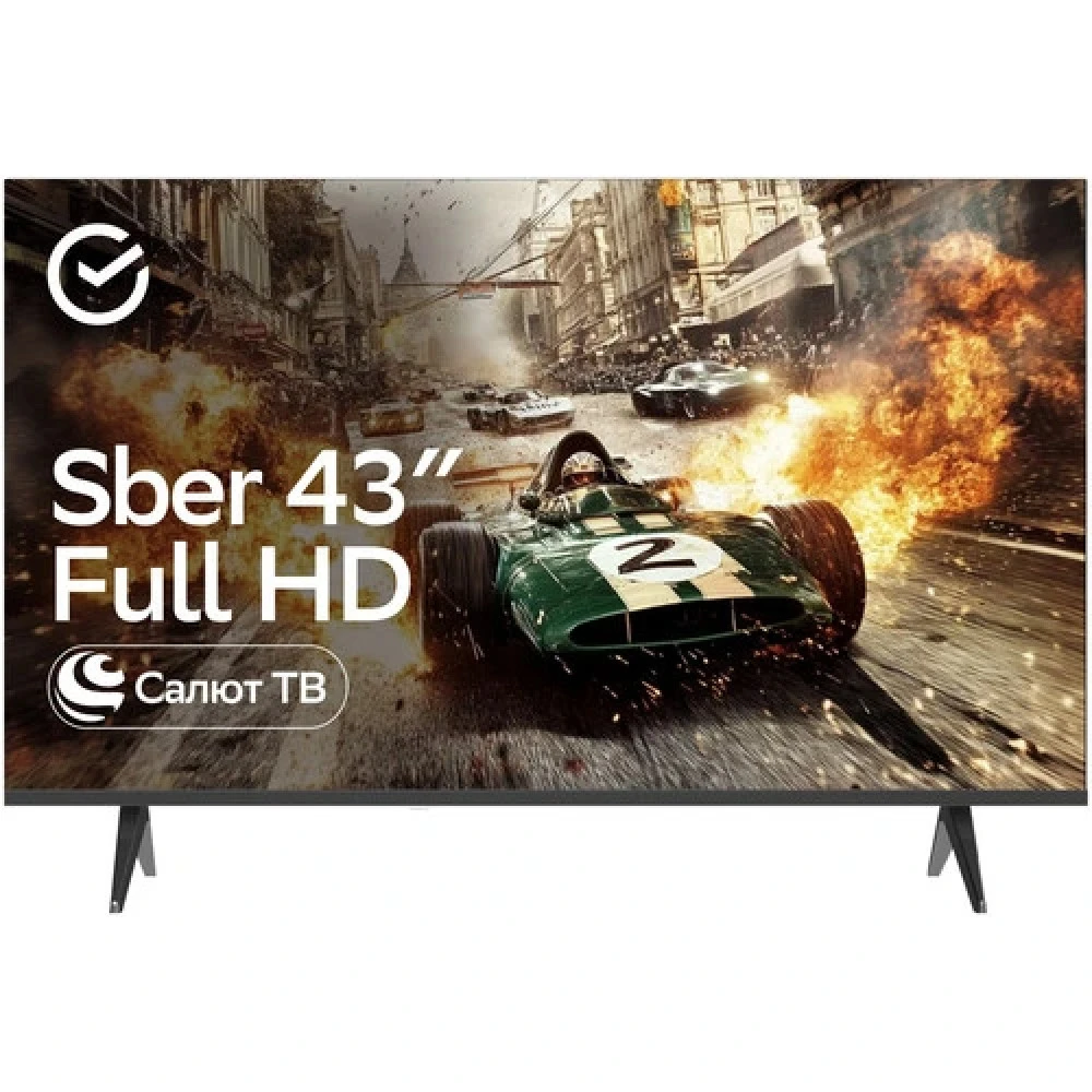 Телевизор Kuppersberg Sber SDX-43F2124 43 ", Smart TV, Черный
