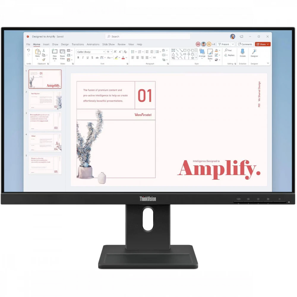 Монитор Lenovo ThinkVision E24-40 64BAMAR1CB 23.8 ", Full HD 1920x1080 (16:9), 100 Гц