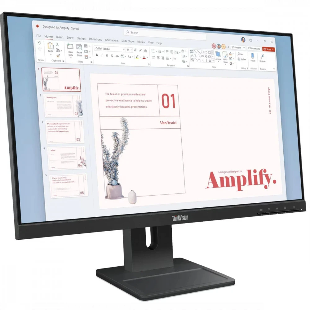 Монитор Lenovo ThinkVision E24-40 64BAMAR1CB 23.8 ", Full HD 1920x1080 (16:9), 100 Гц
