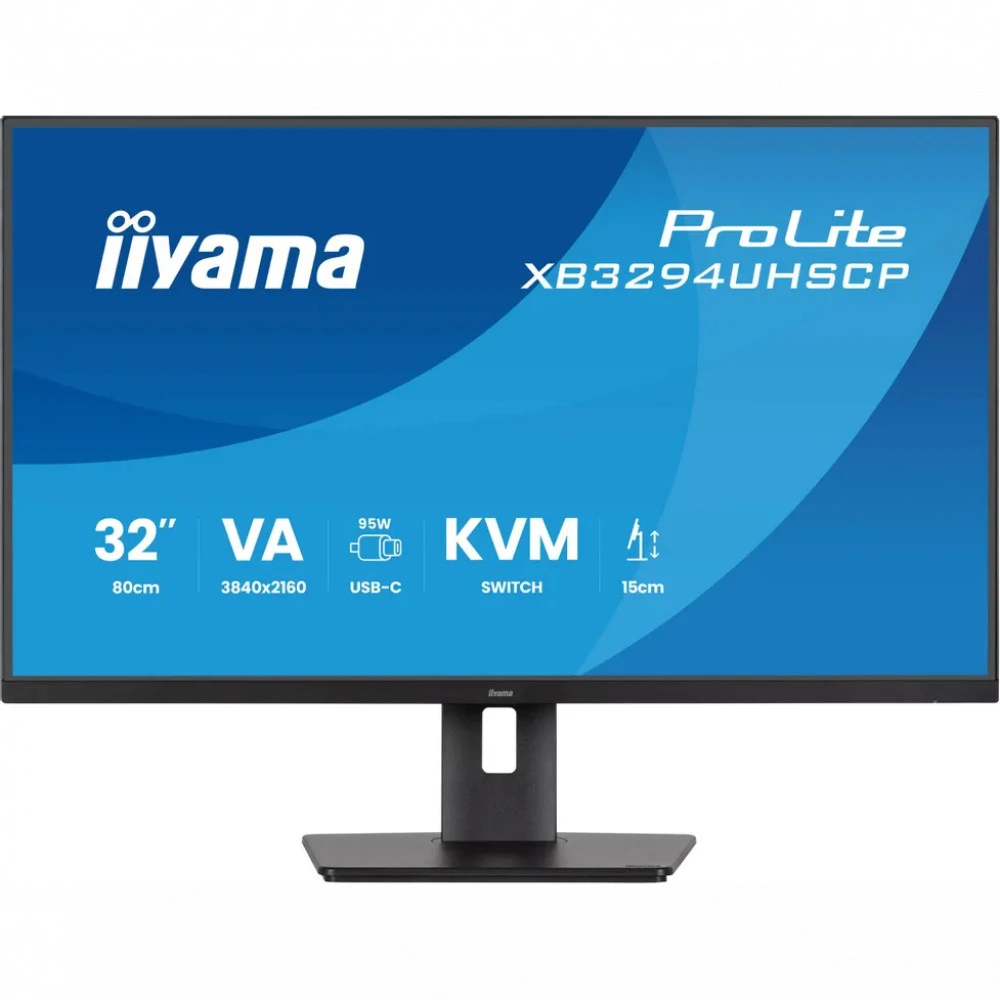 Монитор IIYAMA Iiyama ProLite XB3294UHSCP-B1 32 ", VA, Super Ultrawide 8K 7680x2160 (32:9), 75 Гц