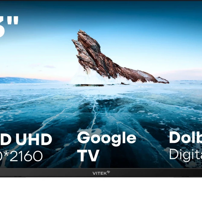 Телевизор Vivitek VT-43QUBS500 43 ", Smart TV, Черный