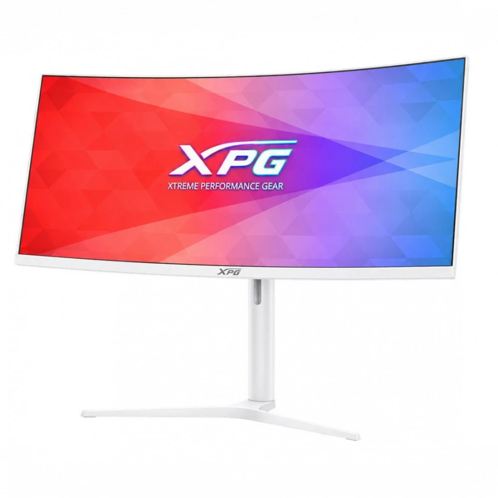 Монитор XPG RIFT R34WXC White RIFT R34WXC-WHCEU 34 ", VA, Ultra-Wide QHD 3440x1440 (21:9), 200 Гц