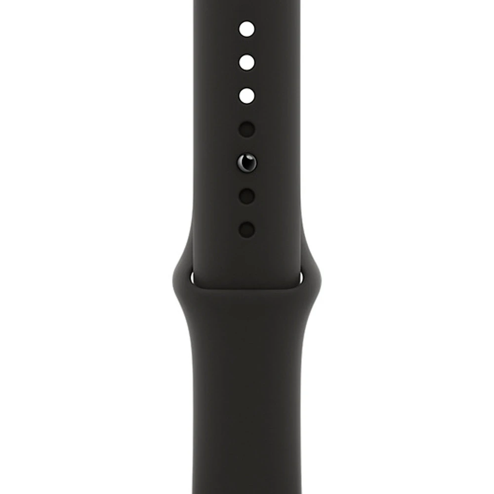 Apple Watch SE GPS 44mm Space Gray Aluminium Case with Black Sport Band - Regular MYDT2GK/A