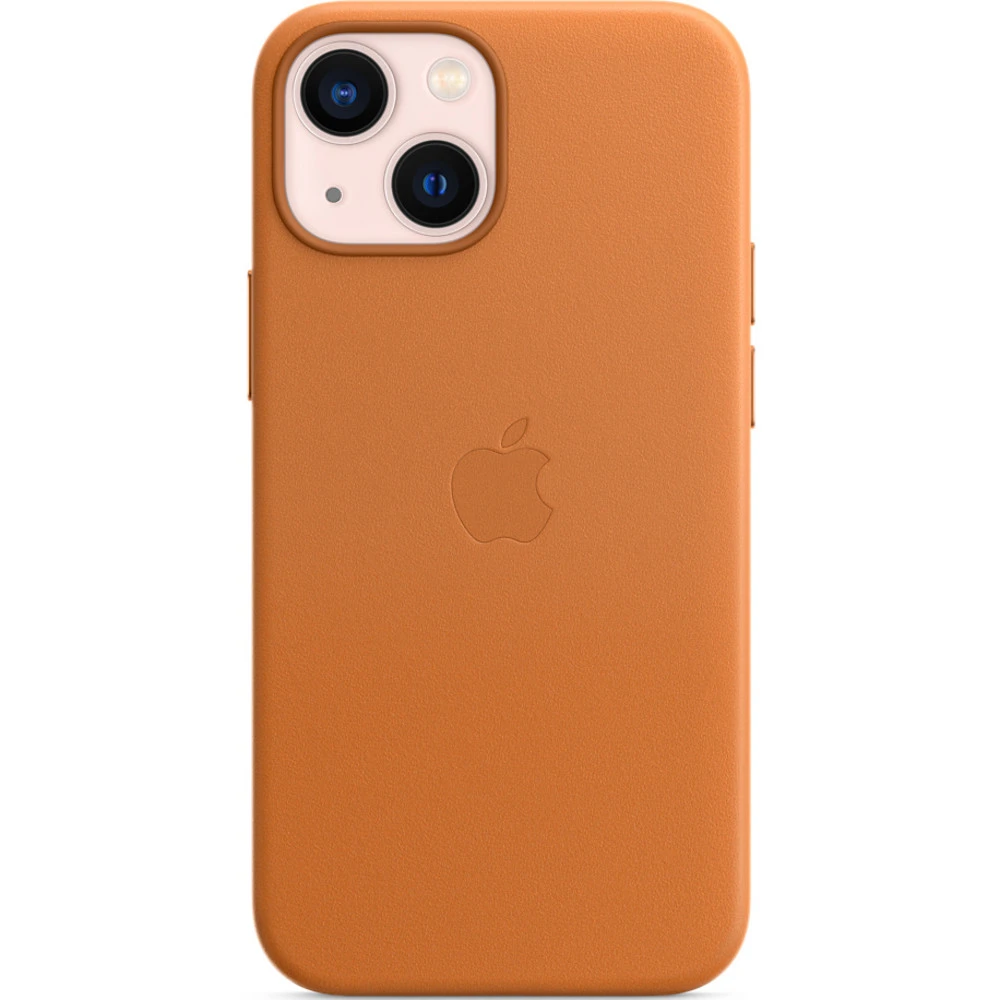 Аксессуары для смартфона Apple Чехол iPhone 13 mini Leather Case with MagSafe - Golden Brown MM0D3ZM/A