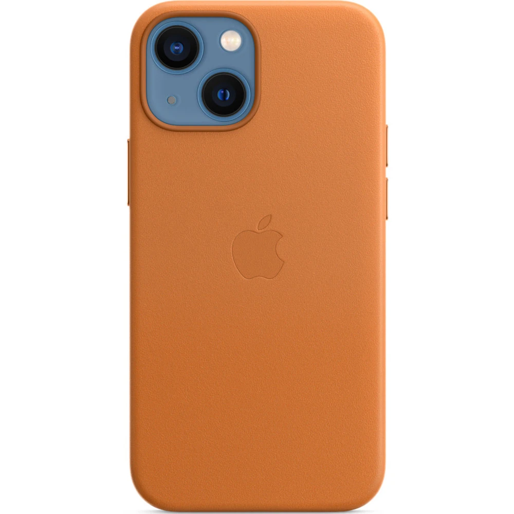 Аксессуары для смартфона Apple Чехол iPhone 13 mini Leather Case with MagSafe - Golden Brown MM0D3ZM/A