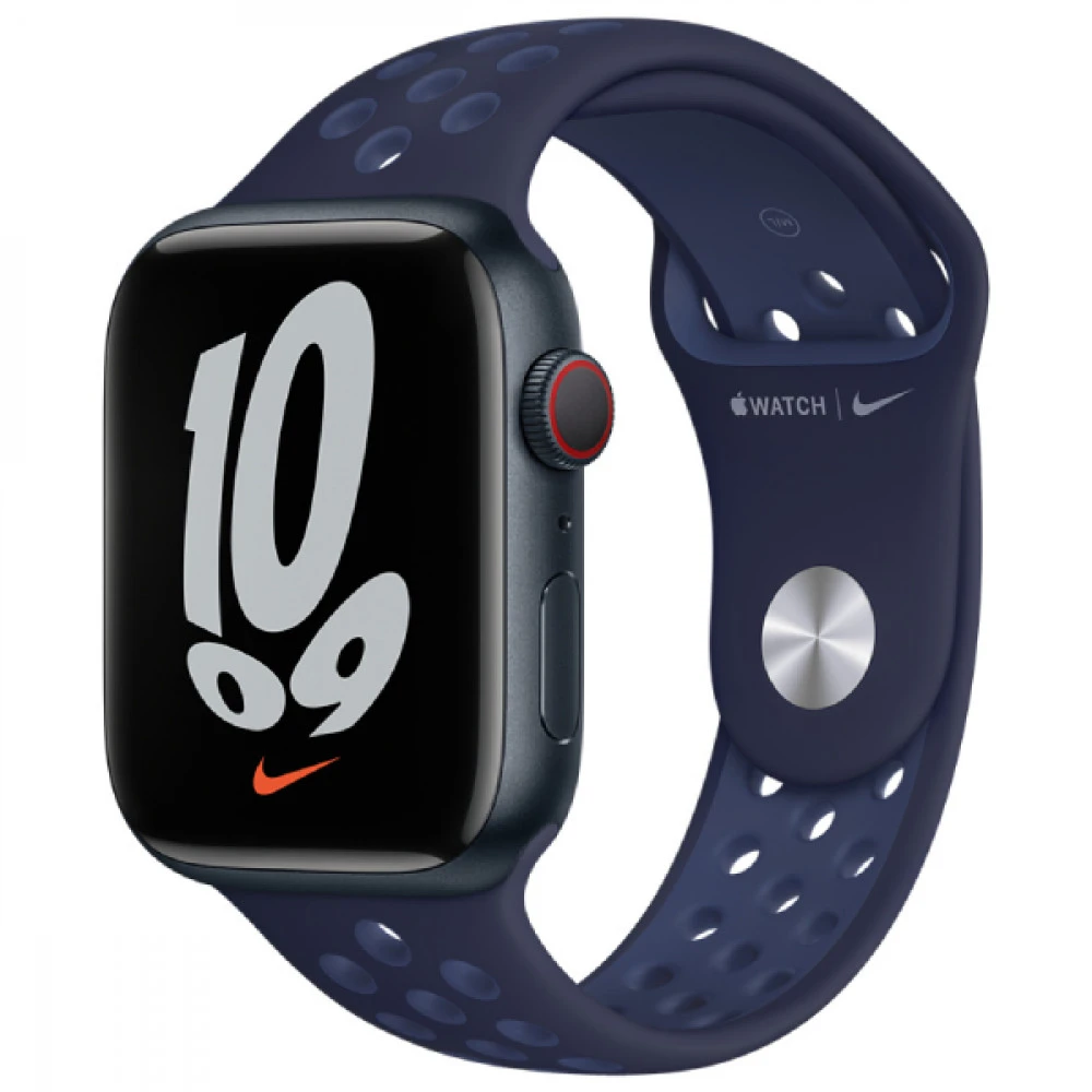 Аксессуары для смартфона Apple Ремешок 45mm Midnight Navy/Mystic Navy Nike Sport Band - Regular ML8C3ZM/A