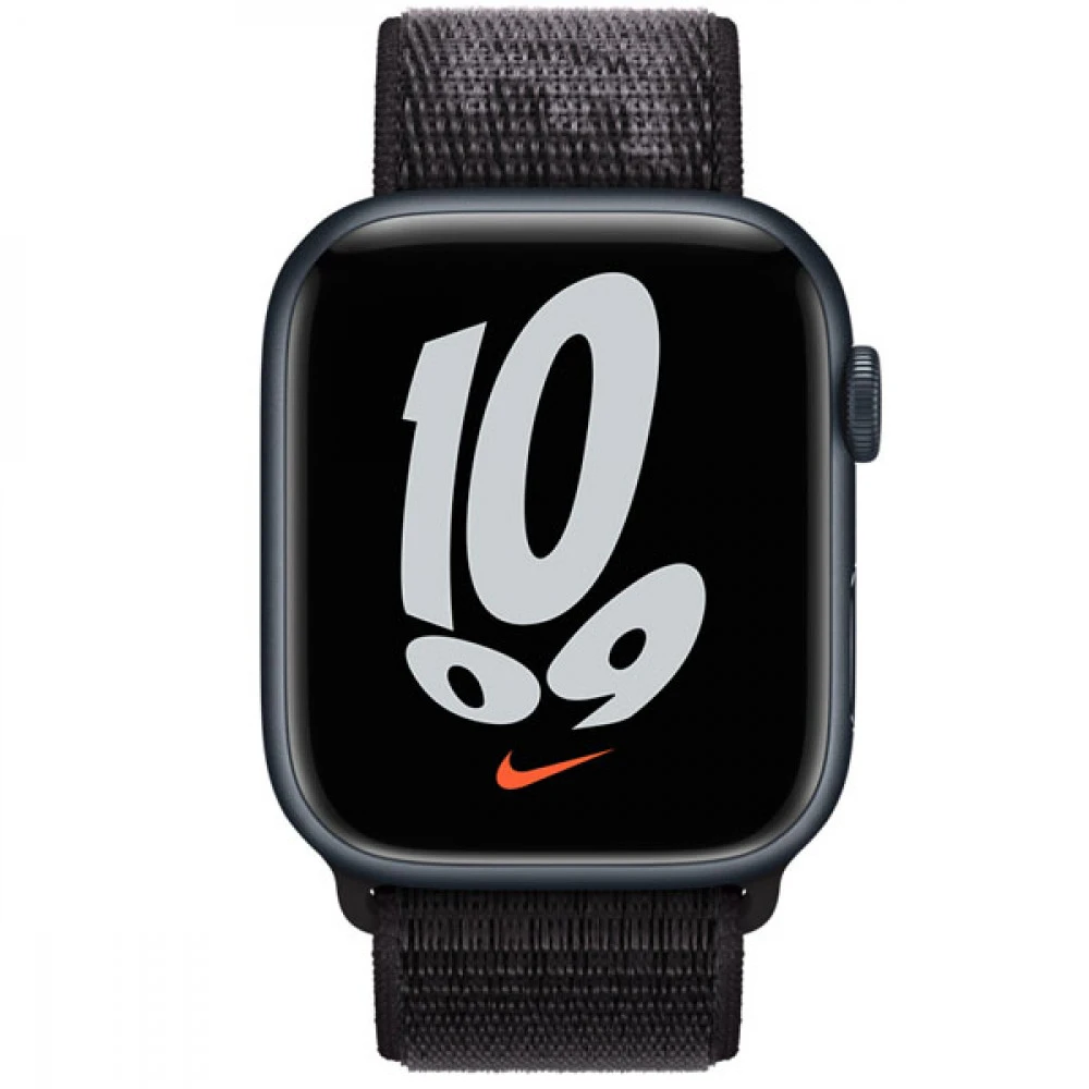 Аксессуары для смартфона Apple Ремешок 45mm Black Nike Sport Loop - Regular ML343ZM/A