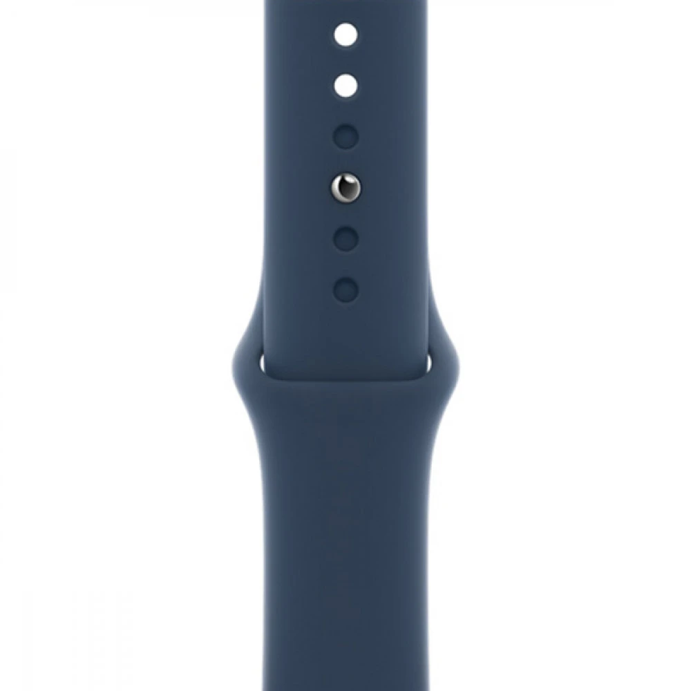 Apple Watch Series 7 GPS, 41mm Blue Aluminium Case with Abyss Blue Sport Band MKN13GK/A