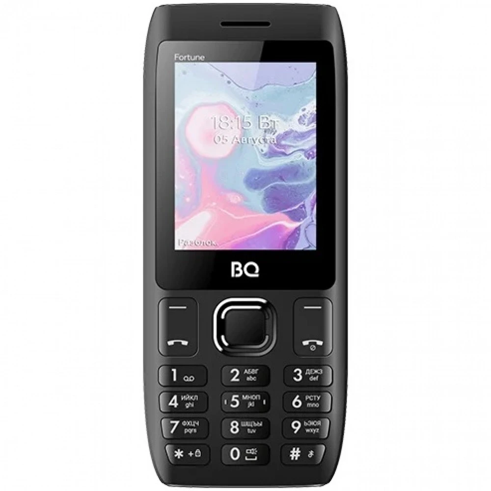 Мобильный телефон BQ 2450 Fortune Черный BQ-2450 Fortune Черный