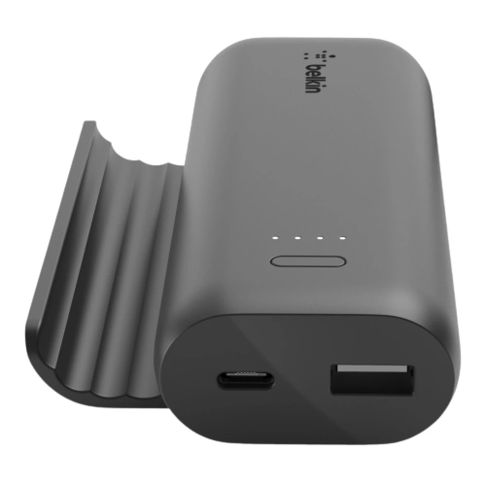 Внешний аккумулятор (Power Bank) Belkin Stand Play Series black mass BPZ001BTBK 5000 мАч, Черный