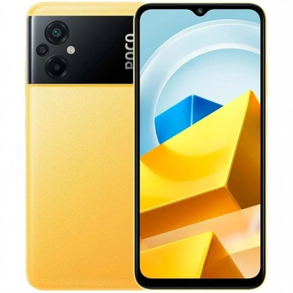 Смартфон POCO M5 22071219CG-4-64-Yellow 64 Гб, 4 Гб