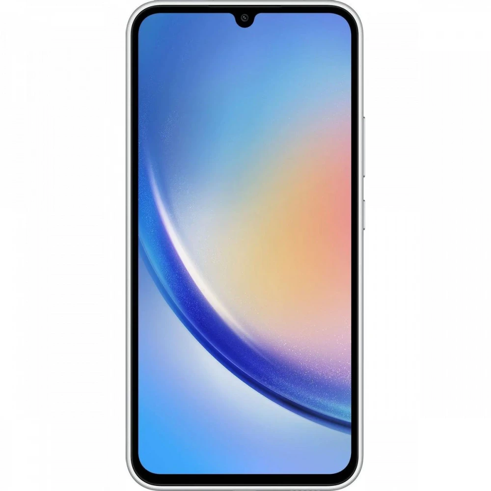 Смартфон Samsung Galaxy A34 5G Серебристый SM-A346EZSASKZ 128 Гб, 6 Гб