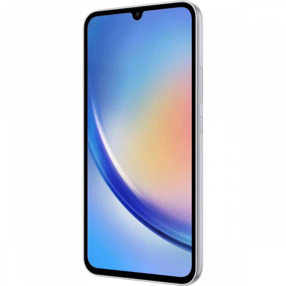 Смартфон Samsung Galaxy A34 5G Серебристый SM-A346EZSASKZ 128 Гб, 6 Гб