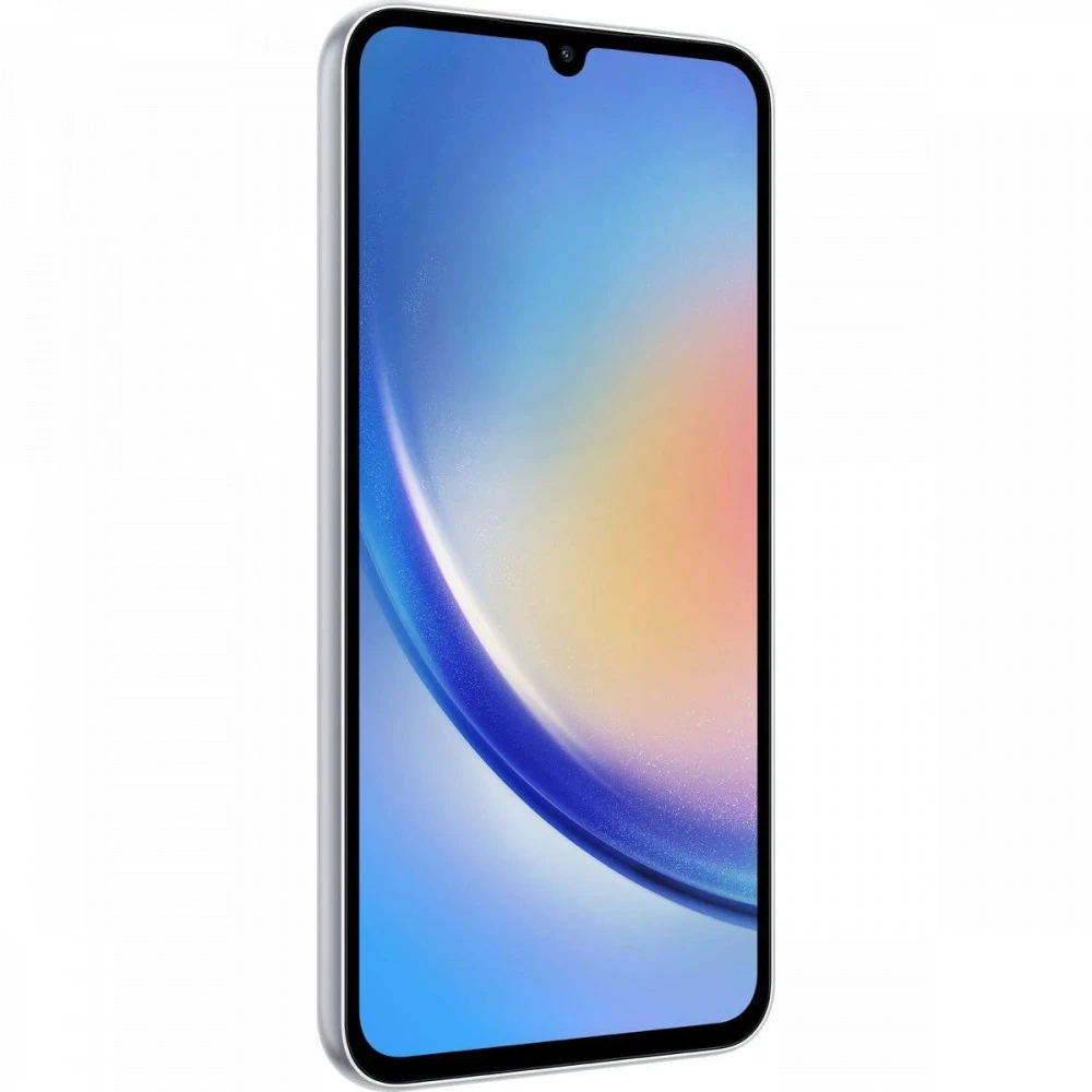 Смартфон Samsung Galaxy A34 5G Серебристый SM-A346EZSASKZ 128 Гб, 6 Гб