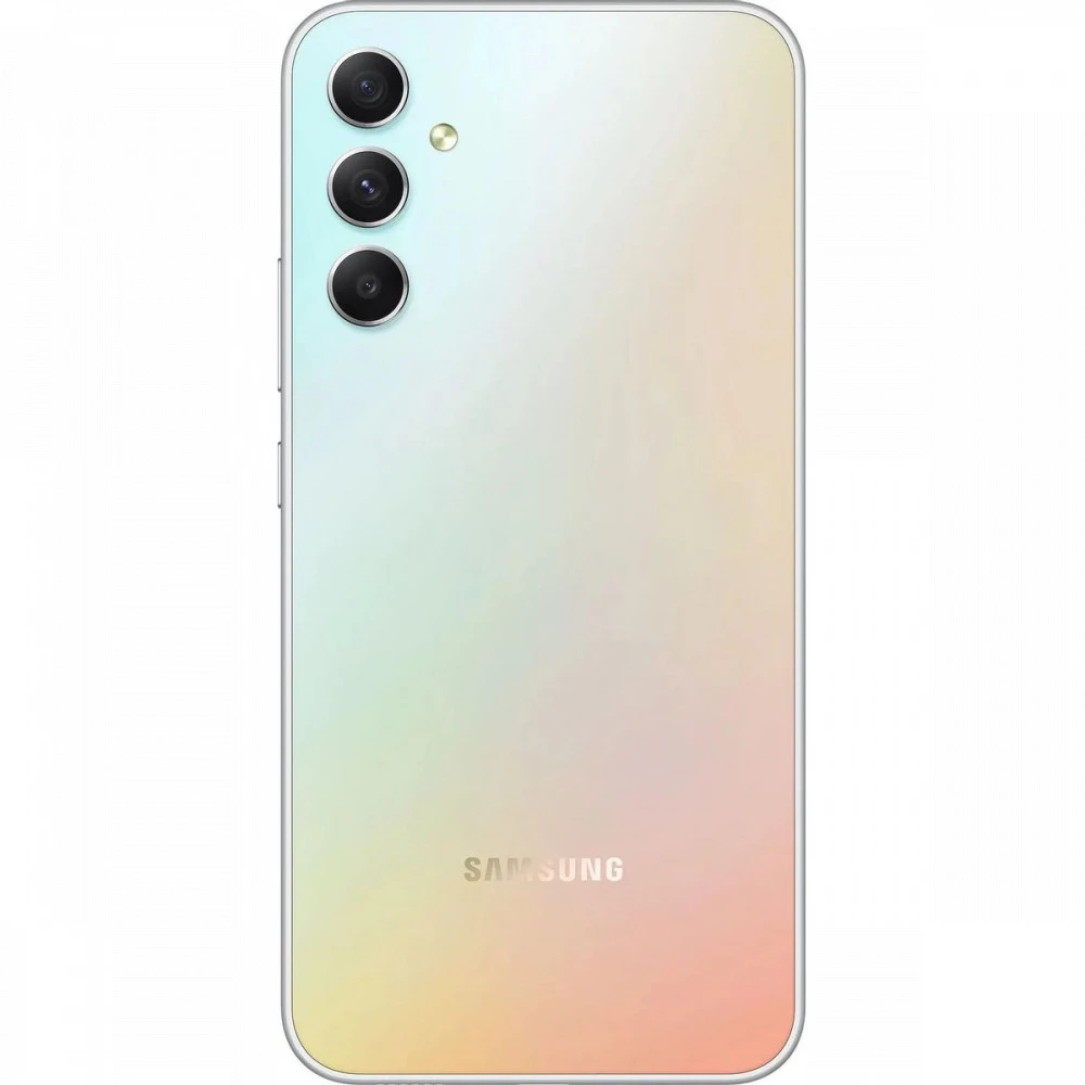 Смартфон Samsung Galaxy A34 5G Серебристый SM-A346EZSASKZ 128 Гб, 6 Гб