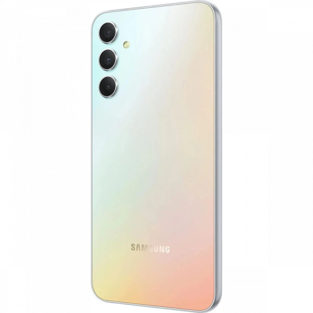 Смартфон Samsung Galaxy A34 5G Серебристый SM-A346EZSASKZ 128 Гб, 6 Гб