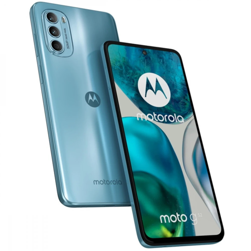 Смартфон Motorola moto g52 PAU70020TN/128GB/GLACIER BLUE 128 Гб, 6 Гб