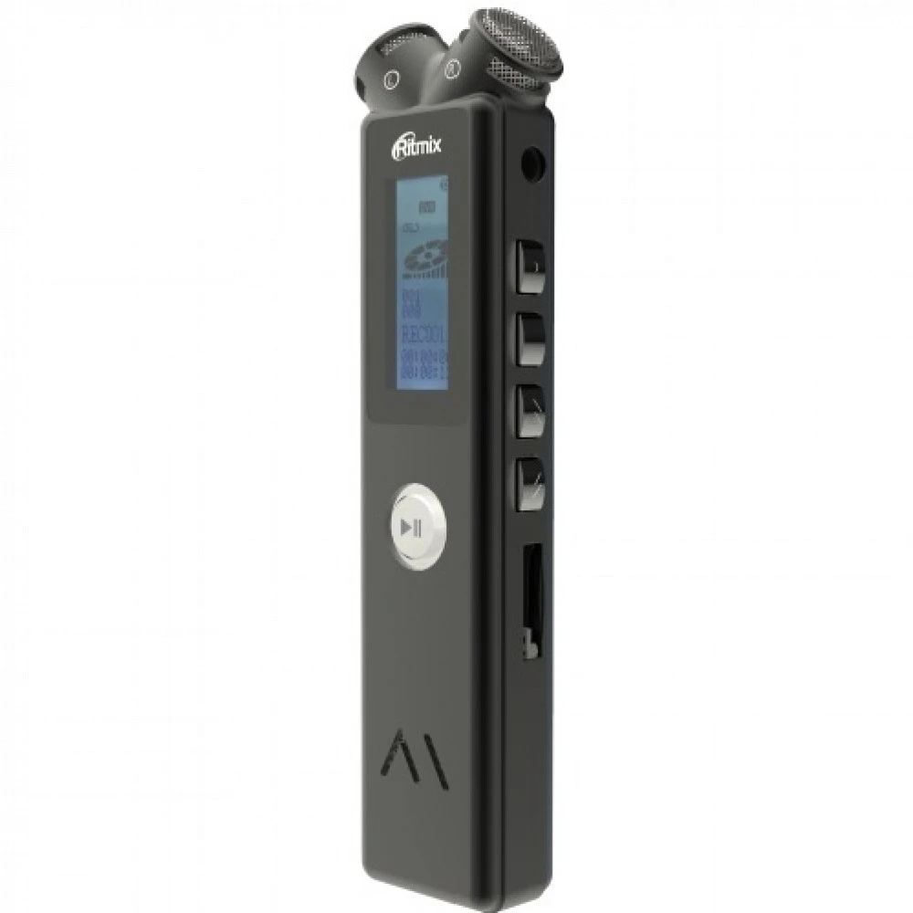 Аксессуар для аудиотехники Ritmix Цифровой диктофон RR-145 Black 16GB
