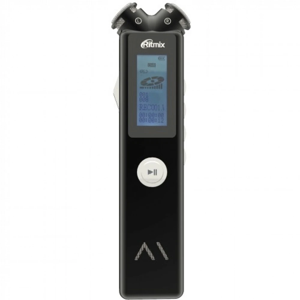 Аксессуар для аудиотехники Ritmix Цифровой диктофон RR-145 Black 16GB