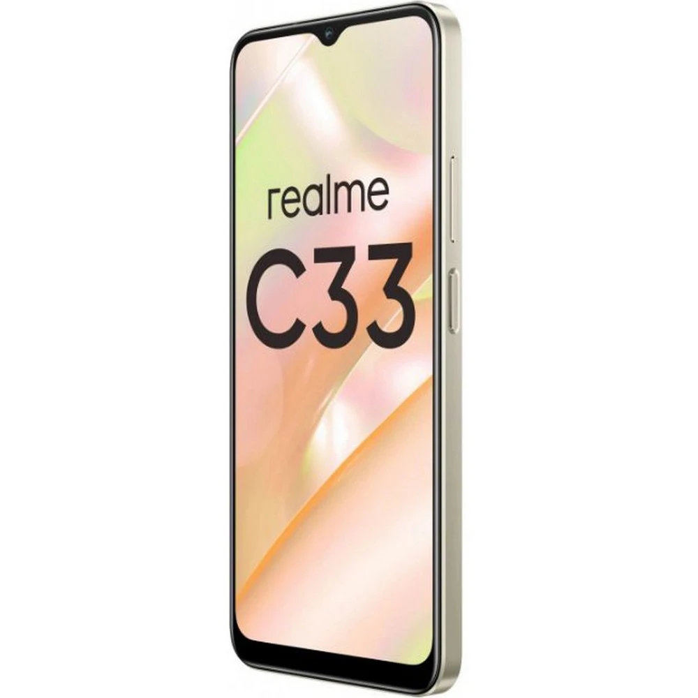 Смартфон REALME C33 Gold RMX3624/64GB/GOLD 64 Гб, 4 Гб