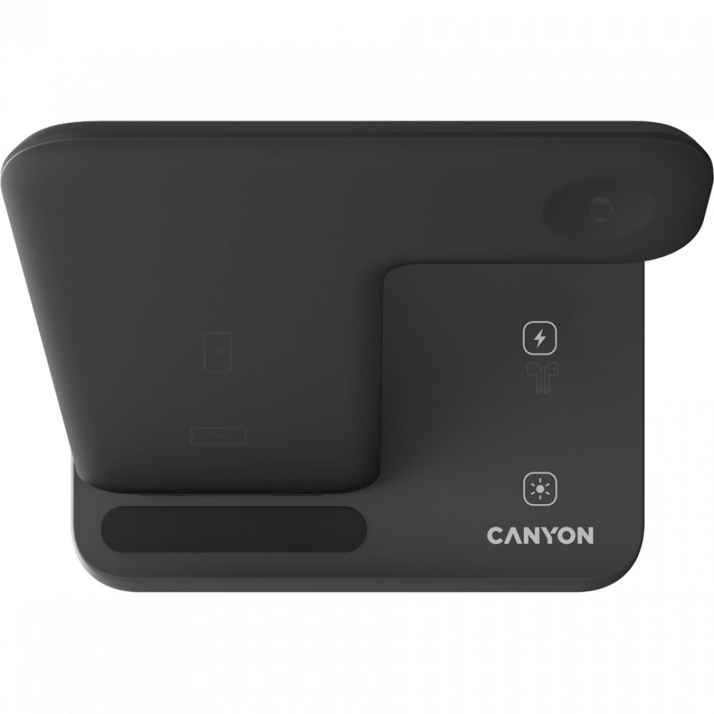 Canyon Беспроводное зарядное устройство 3-in-1 for Apple Black CNS-WCS303B 15