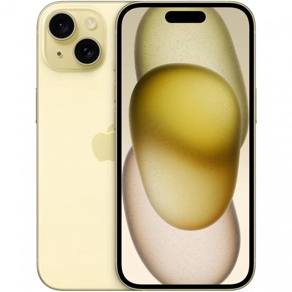 Смартфон Apple iPhone 15 Yellow MTP83HX/A 256 Гб, 6 Гб