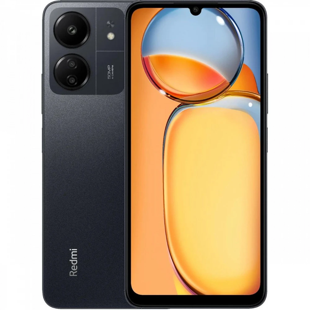Смартфон Xiaomi Redmi 13C Чёрный 23106RN0DA_MB_6/128 128 Гб, 6 Гб