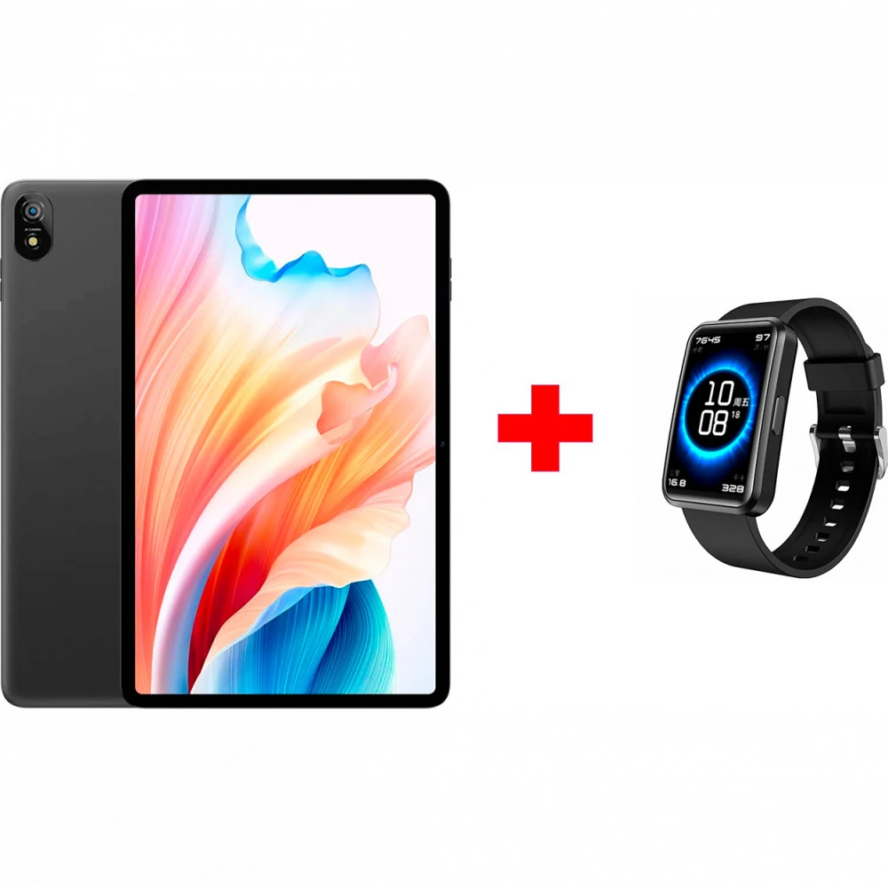 Планшет Blackview Tab 18 серый 12/256 + смарт-часы R5 черные 6931548314622+6931548308393 256 Гб, 12 Гб