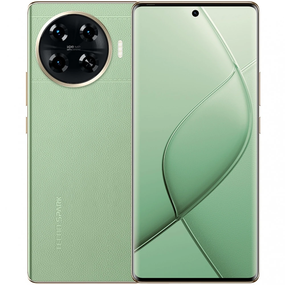 Смартфон TECNO SPARK 20 Pro + Зелёный KJ7-8-256-Magic Skin Green 256 Гб, 8 Гб