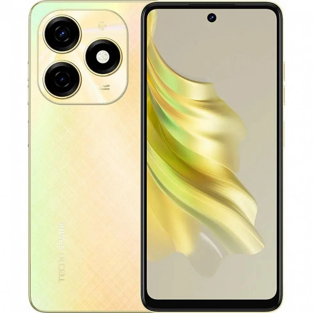 Смартфон TECNO SPARK 20C Золотистый 4894947016943 128 Гб, 8 Гб
